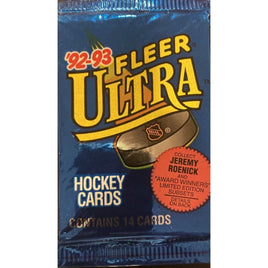 1992-93 Fleer Ultra NHL Hockey Series 1 Hobby Pack NEW SEALED