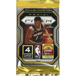 2020-21 Panini Prizm NBA Basketball Retail Pack - New and Sealed