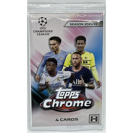 (1) ONE 2021-22 Topps Chrome UEFA Champions League Soccer Lite Hobby Pack