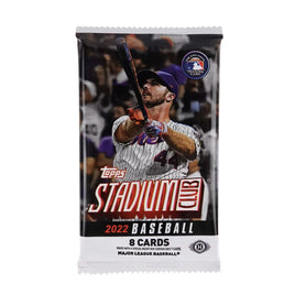 2022 Topps Stadium Club Baseball Hobby Pack - New & Factory Sealed