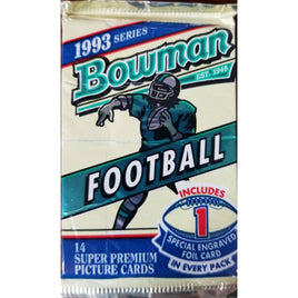 1993 Bowman Football Hobby Pack NEW - Bettis, Bledsoe Rookie RC?