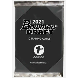 2021 Bowman Draft 1st First Edition Baseball Hobby Pack - New, Factory Sealed