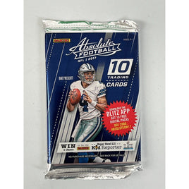 2017 Panini Absolute Football Mega Pack - SEALED - MAHOMES ROOKIE? 1 Hit/2 Packs