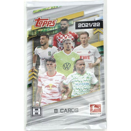 2021-22 TOPPS BUNDESLIGA SOCCER HOBBY PACK