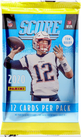 2020 Score Football Trading Card RETAIL Pack - FACTORY SEALED - BURROW ROOKIE?