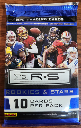 2013 Panini Rookies and Stars Football Retail Pack - SEALED - Kelce Rookie?!?