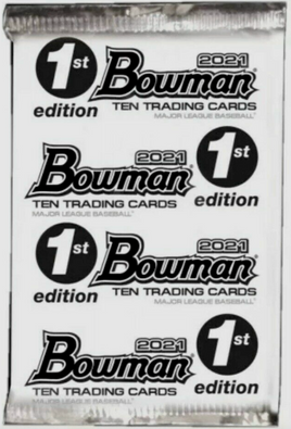 2021 Bowman 1st Edition Hobby Pack - Sealed - Look for 1st Edition Auto!