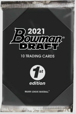 2021 Bowman Draft 1st First Edition Baseball Hobby Pack - New, Factory Sealed