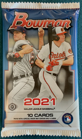 2021 Bowman Baseball Hobby Pack - Sealed - Auto?