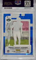 2022 Clearly Donruss - Rated Rookie Ahmad Gardner #78 Blue Autographs /99 PSA 10