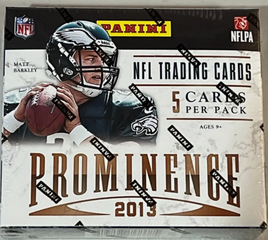 2013 Panini Prominence Football Hobby Mini-Box - 1 Auto Sealed - Travis Kelce Rookie?