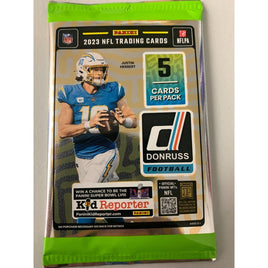 2023 Panini Donruss Football Gravity Feed Factory Sealed Pack - Stroud Yellow?