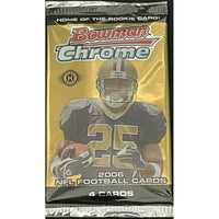 2006 Bowman Chrome Football Sealed Pack - Brady Rodgers Refractor Silver ?