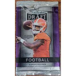 2017 Leaf Draft Football Pack - Sealed - Patrick Mahomes Rookie?