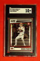 2022 Chronicles BROCK PURDY Score Premium RC Rookie #SP401 SGC 10 GEM MINT
