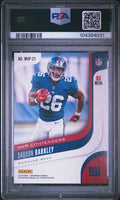 2018 PANINI CONTENDERS MVP CONTENDERS #MVP21 SAQUON BARKLEY ROOKIE RC PSA 9