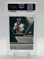 2020 Panini Mosaic Jalen Hurts Rookie Base PSA 10 Eagles #222