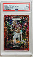 2023 Prizm Prizm Christian McCaffrey Red Sparkle PSA 9